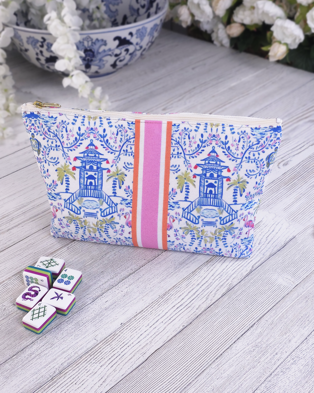 Global Chinoiserie — Mahjong & Essentials Pouch