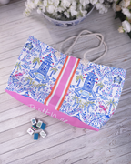 Global Chinoiserie — Mahjong & Everyday Tote
