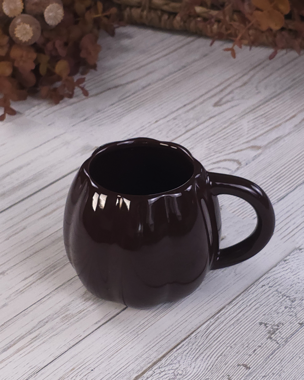 Brown Pumpkin Mug