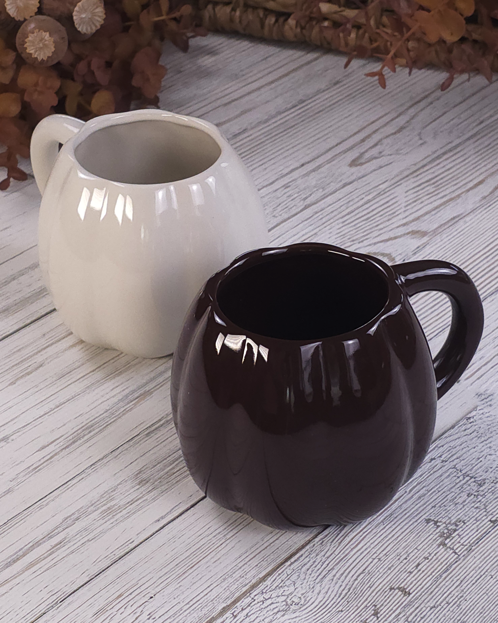 Brown Pumpkin Mug