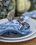 Silver Turkey — Napkin Rings (Set of 4)