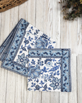 Gayatri Blue — Cotton Napkins (Set of 4)