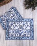 Gayatri Blue — Cotton Placemats (Set of 4)