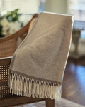 Milano Beige — Cashmere & Merino Wool Throw