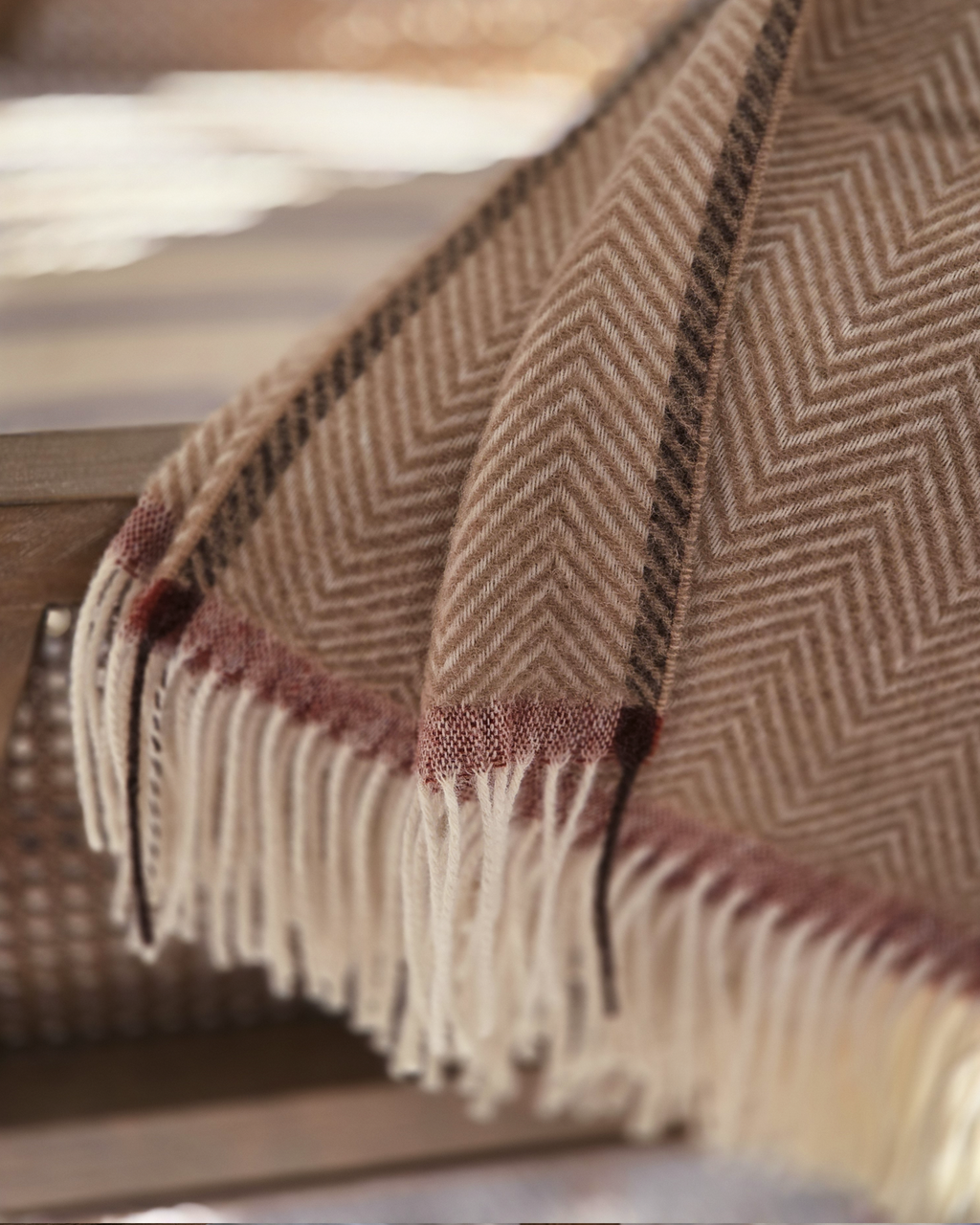 Denver Cream — New Zealand Wool Throw
