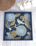Golden Midnight — Square Lacquer Serving Tray
