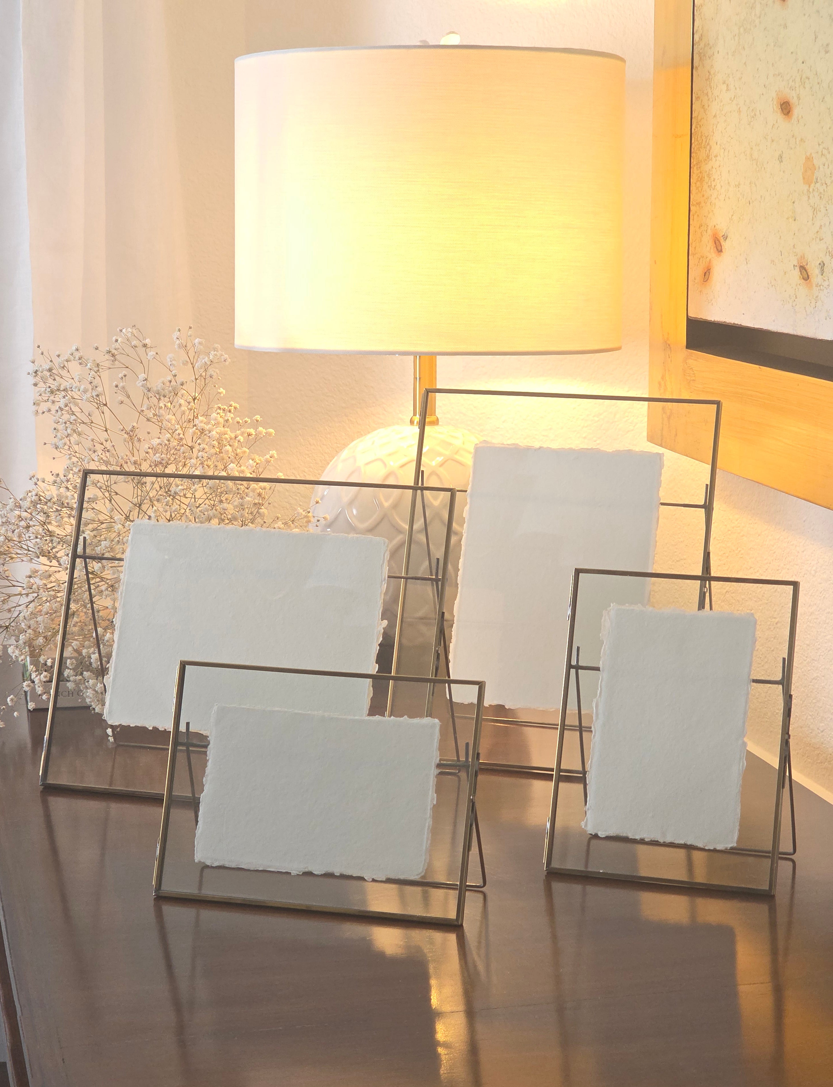 Patina Gold Frame – Medium Vertical Display