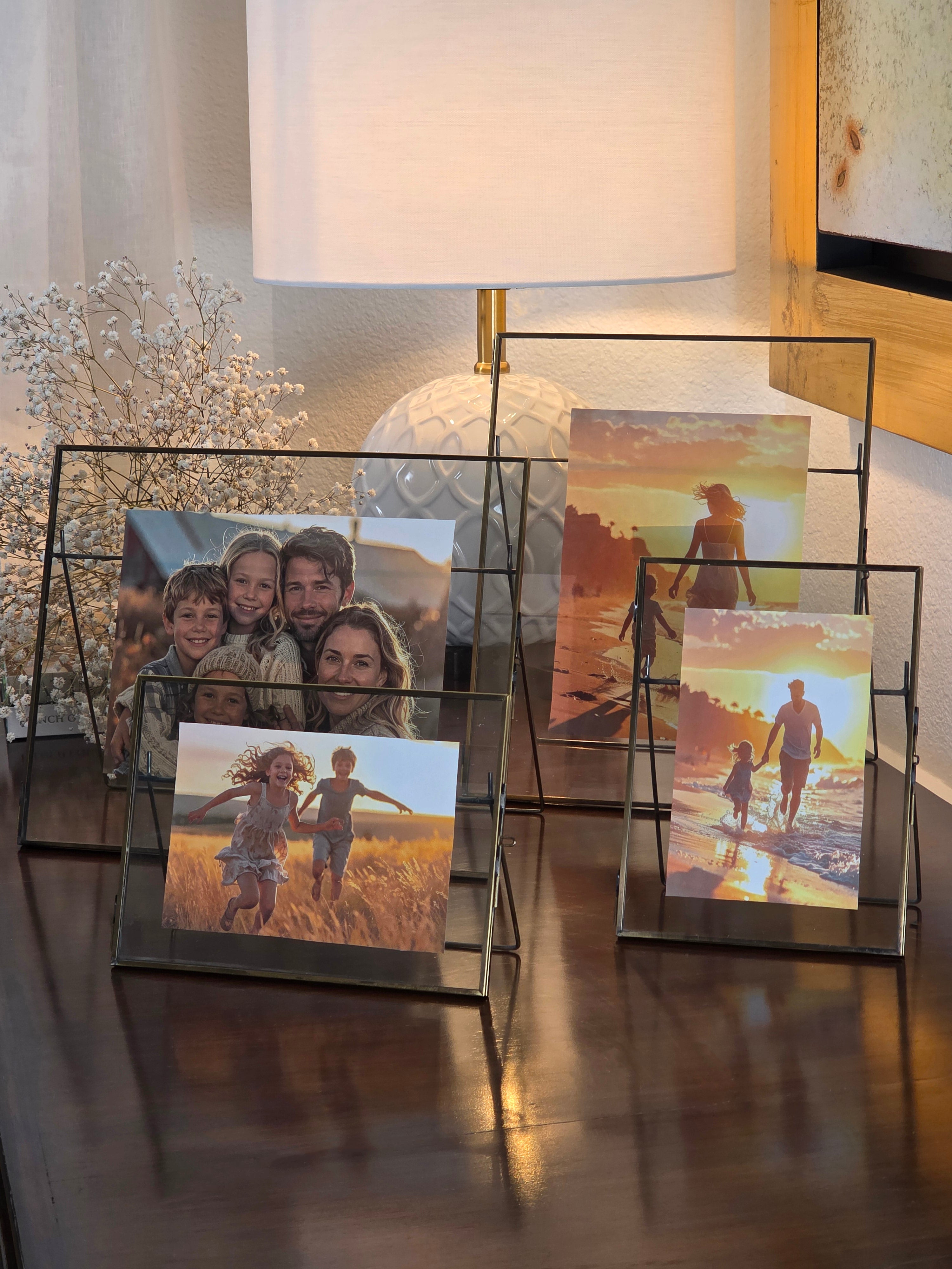 Patina Gold Frame – Medium Vertical Display