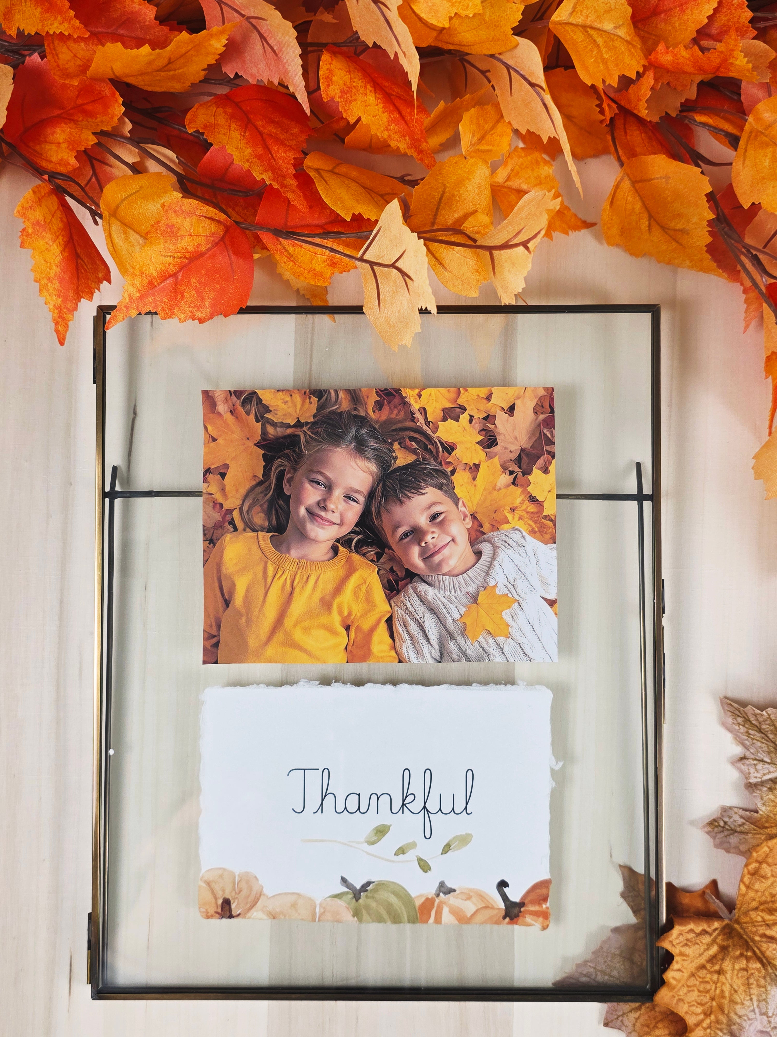 Patina Gold Glass Frame – Timeless Display
