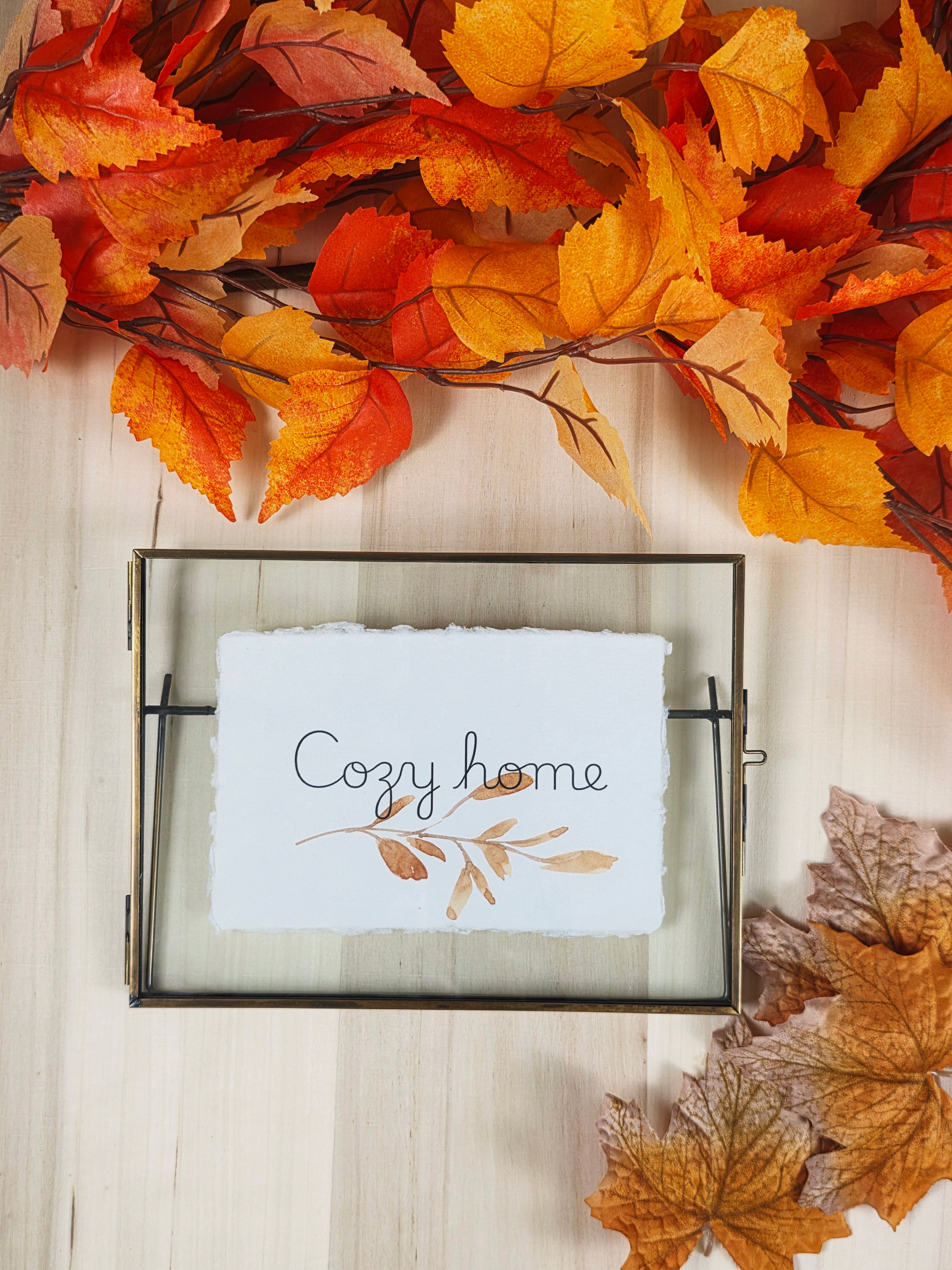 Patina Gold Frame – Medium Horizontal Display