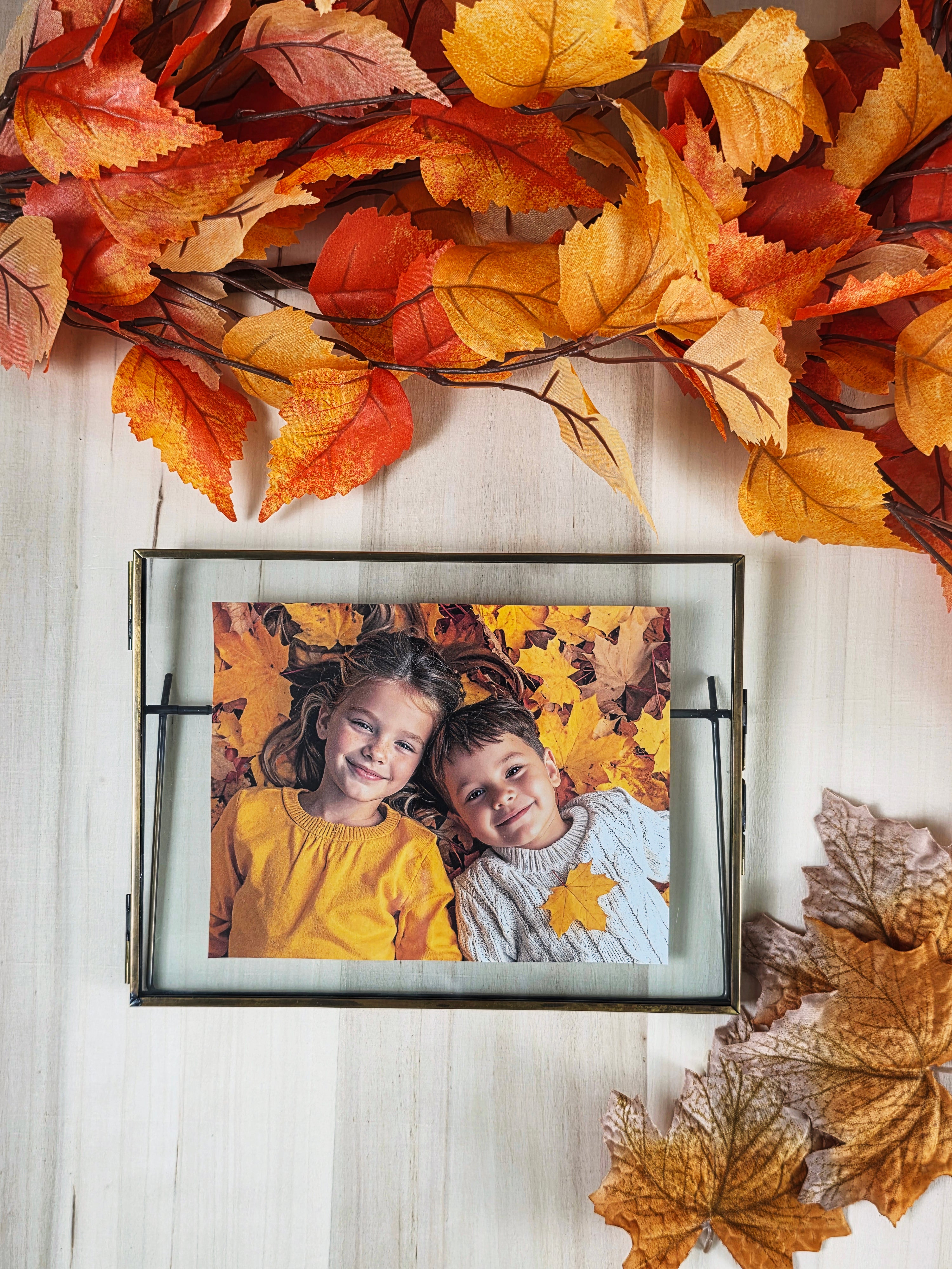 Patina Gold Glass Frame – Timeless Display
