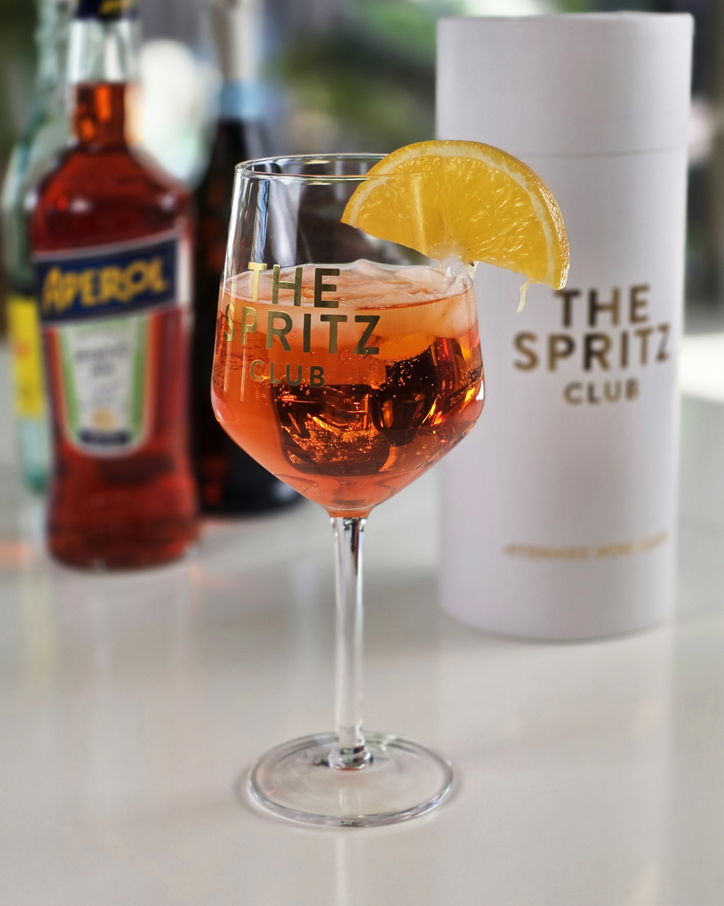 Modern Stemmed Wine Glass — The Spritz Club