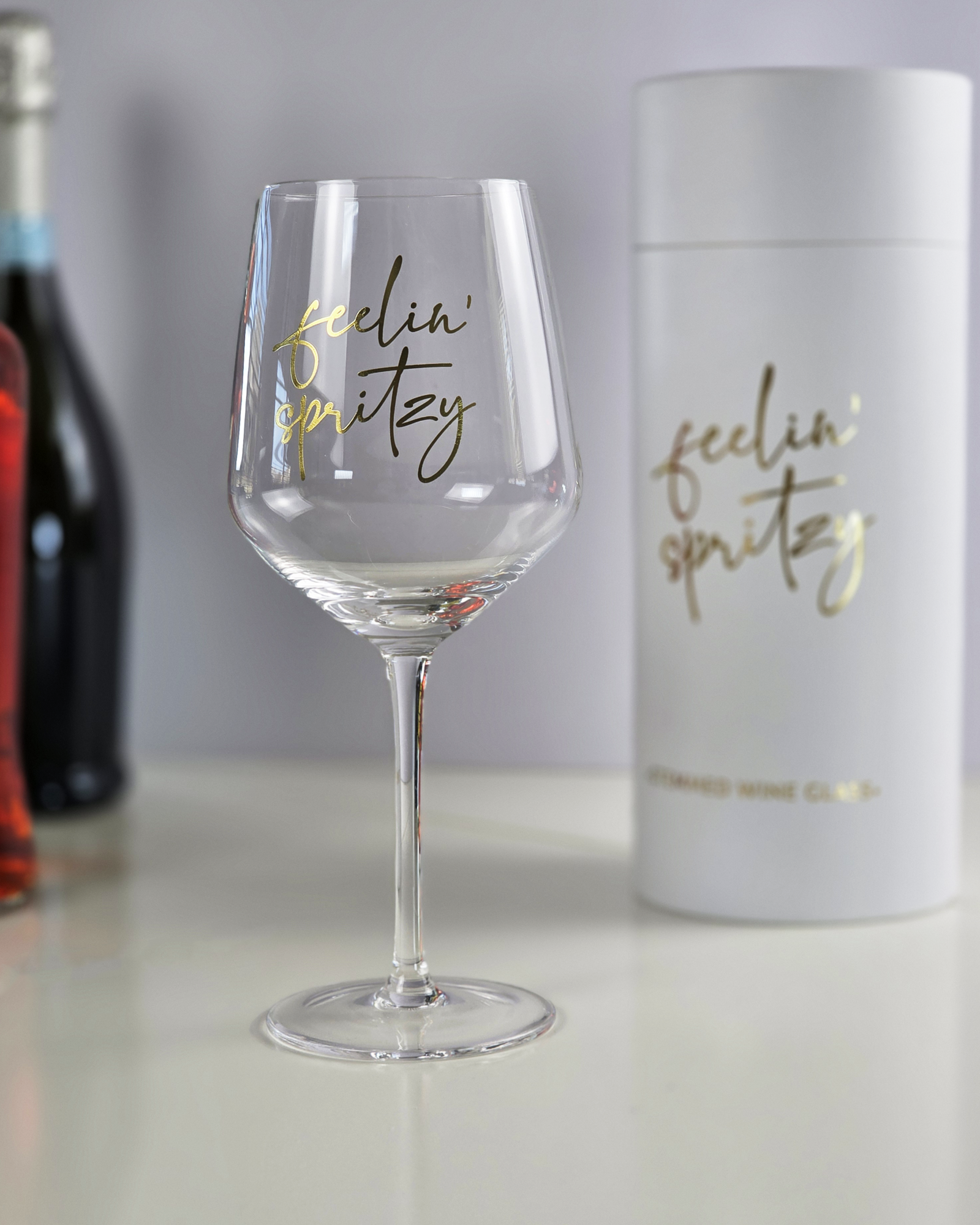 Modern Stemmed Wine Glass — Feelin’ Spritzy