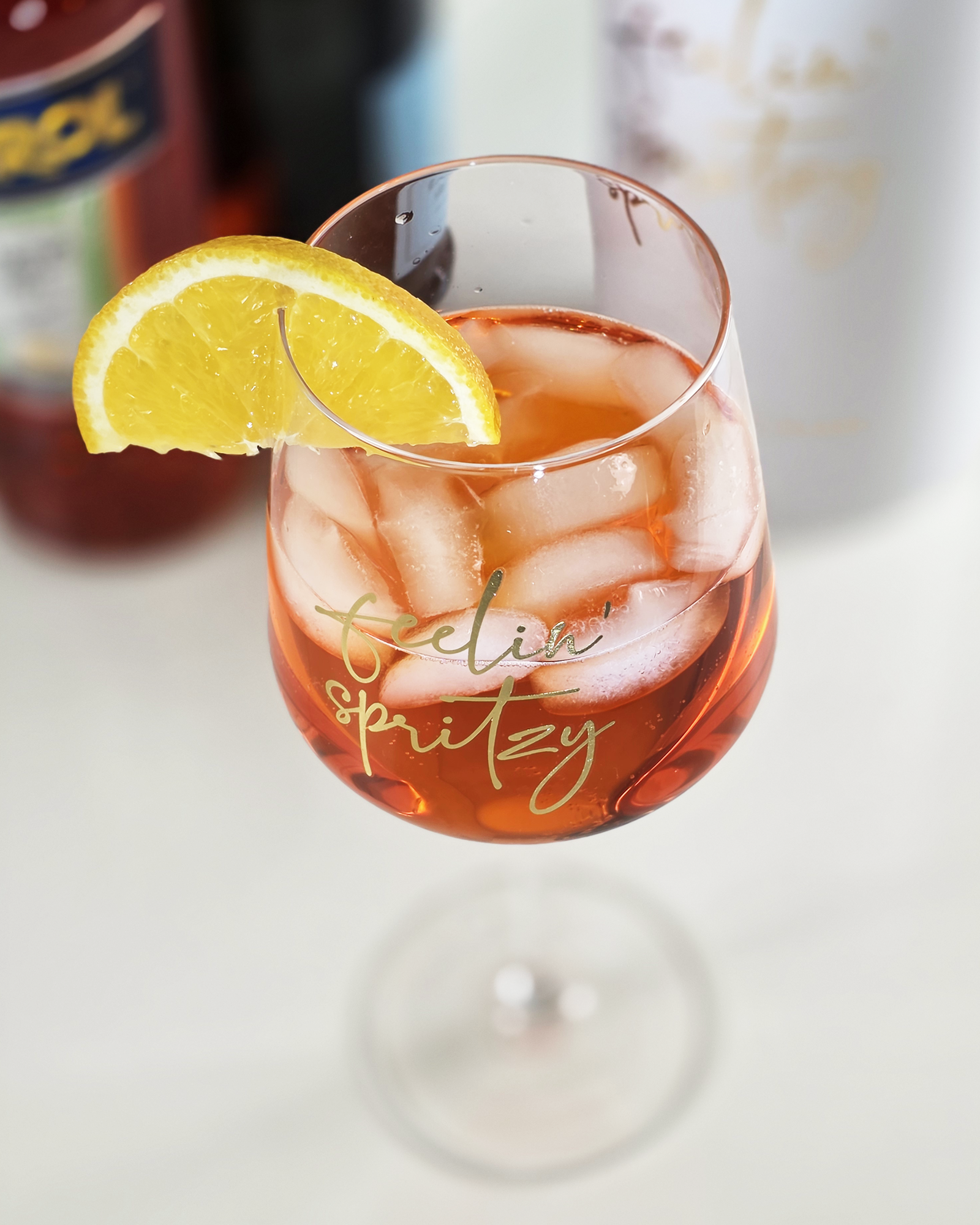 Modern Stemmed Wine Glass — Feelin’ Spritzy