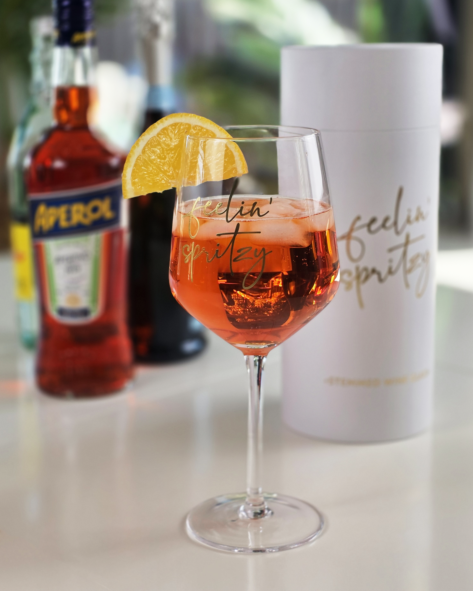 Modern Stemmed Wine Glass — Feelin’ Spritzy